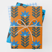 Frohe und helle Weihnachten Geschenkpapier Set (Beispiel)