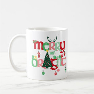 Frohe und helle Weihnachten Kaffeetasse