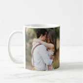 Frohe und helle Weihnachten Kaffeetasse (Links)