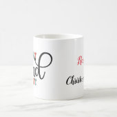 Frohe und helle Weihnachten Kaffeetasse (Mittel)