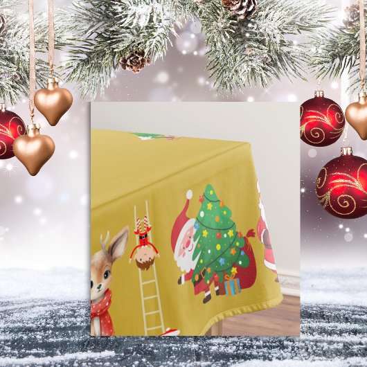 Frohe und helle Weihnachten | Klein Tischdecke