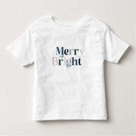 Frohe und helle Weihnachten Kleinkind T-shirt