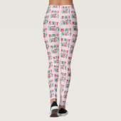 Frohe und helle Weihnachten Leggings (Rückseite)