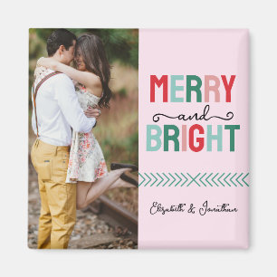 Frohe und helle Weihnachten Magnet