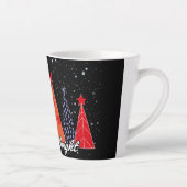 Frohe und helle Weihnachten Milchtasse (Rechts)