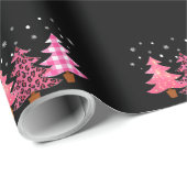 Frohe und helle Weihnachten Pajamas Leopard Famili Geschenkpapier (Rolleneckpunkt)