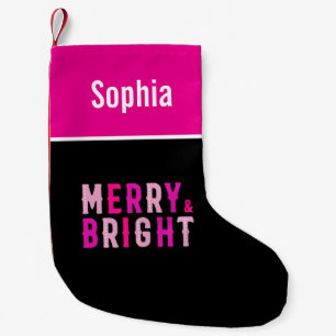 Frohe und helle Weihnachten Party Kleiner Weihnachtsstrumpf