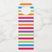 Frohe und helle Weihnachten Personalisiert Flaschenanhänger (Rückseite)