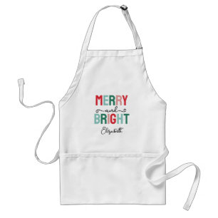 Frohe und helle Weihnachten Schürze