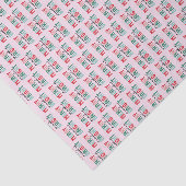 Frohe und helle Weihnachten Seidenpapier (Ausschnitt)