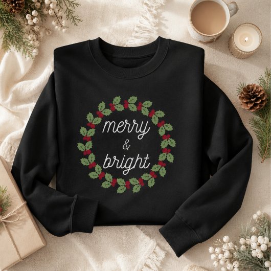 Frohe und helle Weihnachten Sweatshirt