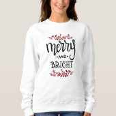 Frohe und helle Weihnachten Sweatshirt (Vorderseite)