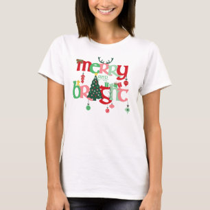 Frohe und helle Weihnachten T-Shirt