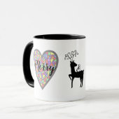 Frohe und helle Weihnachten Tasse (Vorderseite Links)