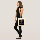 Frohe und helle Weihnachten Tragetasche (Vorderseite (Model))