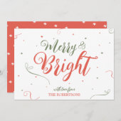 Frohe und helle Weihnachten Weihnachten Weihnachte (Vorne/Hinten)