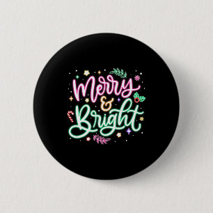 Frohe und helle Weihnachten Weihnachten Weihnachte Button