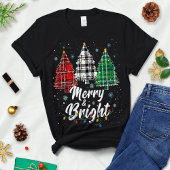 Frohe und helle Weihnachtsbaum - Fröhlich und hell T-Shirt
