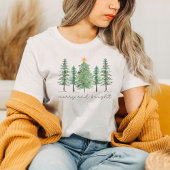 Frohe und helle Weihnachtsbaume Shirt