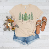 Frohe und helle Weihnachtsbaume Shirt