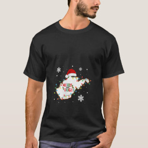 Frohe und helle Weihnachtsbeleuchtung Weihnachten  T-Shirt