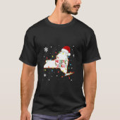 Frohe und helle Weihnachtsbeleuchtung Xmas New Yor T-Shirt (Vorderseite)