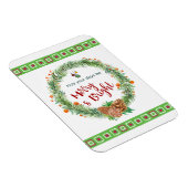 Frohe und helle Weihnachtsfeier Magnet (Rechte Seite)