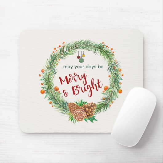 Frohe und helle Weihnachtsfeier Mousepad (Mit Mouse)
