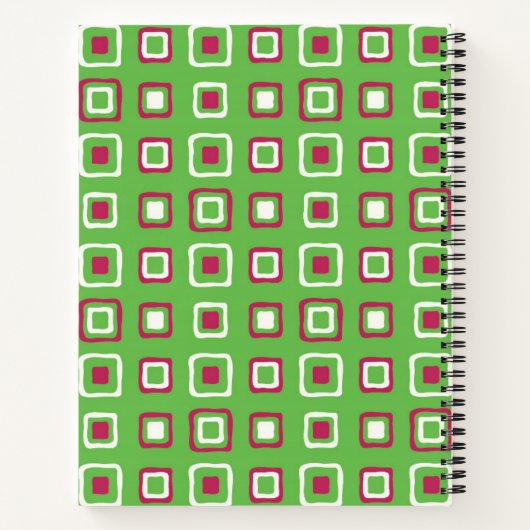 Frohe und helle Weihnachtsfeier Notizblock (Rückseite)