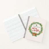 Frohe und helle Weihnachtsfeier Notizblock (Innenseite)