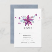 Frohe und helle Weihnachtsfeier RSVP Karte (Vorne/Hinten)