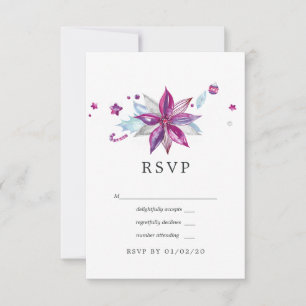 Frohe und helle Weihnachtsfeier RSVP Karte
