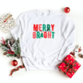 Frohe und helle Weihnachtsfeier Sweatshirt