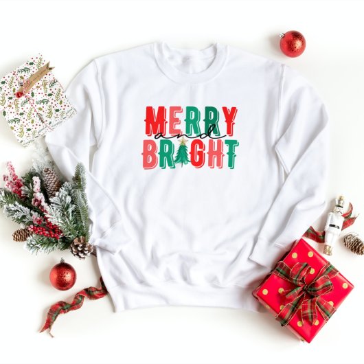 Frohe und helle Weihnachtsfeier Sweatshirt
