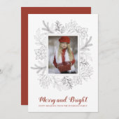 Frohe und helle Weihnachtsfeiertage Foto (Vorne/Hinten)