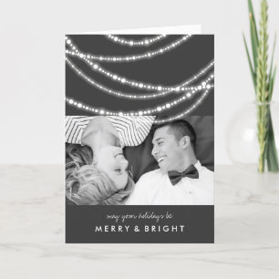Frohe und helle Weihnachtsfeiertage Foto Feiertagskarte