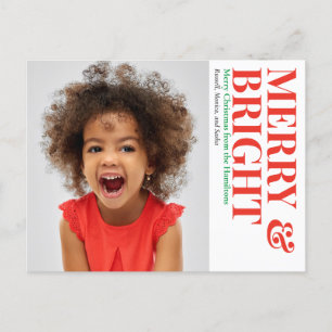 Frohe und helle Weihnachtsfeiertage Foto Feiertagspostkarte