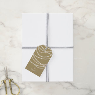 Frohe und helle Weihnachtsfeiertage Geschenkanhänger