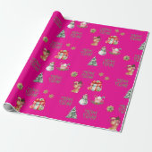 Frohe und helle Weihnachtsfeiertage Geschenkpapier (Ungerollt)