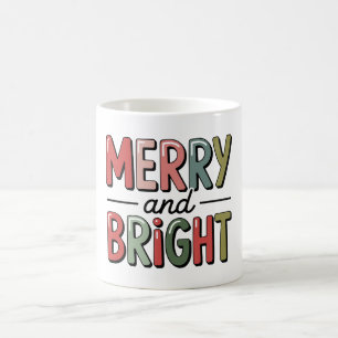 Frohe und helle Weihnachtsfeiertage Kaffeetasse
