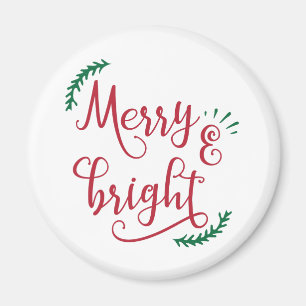 frohe und helle Weihnachtsfeiertage Magnet