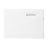 Frohe und helle Weihnachtsfeiertage Rücksendeadres (Rückseite)