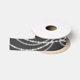 Frohe und helle Weihnachtsfeiertage Satinband