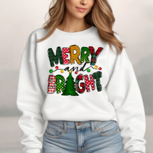 Frohe und helle Weihnachtsfeiertage Sweatshirt