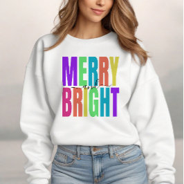 Frohe und helle Weihnachtsfeiertage Sweatshirt
