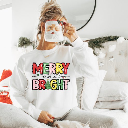 Frohe und helle Weihnachtsfeiertage Sweatshirt