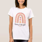 Frohe und helle Weihnachtsfrauen - T - Shirt (Vorderseite)