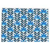 Frohe und helle Weihnachtsgeschenke Große Geschenktüte (Rückseite)