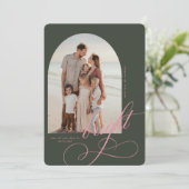 Frohe und helle Weihnachtskarte Feiertagskarte (Stehend Vorderseite)