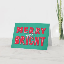 Frohe und helle Weihnachtskarte Feiertagskarte